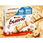 Kinder bueno White bílé oplatkové tyčinky 10 ks 195 g – Hledejceny.cz