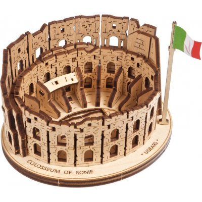 UGEARS 3D puzzle Koloseum, Řím 63 ks – Zboží Dáma