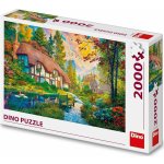 DINO Domek u řeky 2000 dílků – Hledejceny.cz