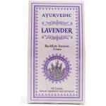 Ayurvedic Lavender backflow indické vonné františky tekoucí dým 10 ks – Zboží Dáma