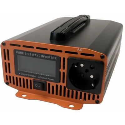 HOULI Power Inverter 12V/230V, 800W/1600W, čistá sinusoida, 1 zásuvka HPGC0008U | Zboží Auto