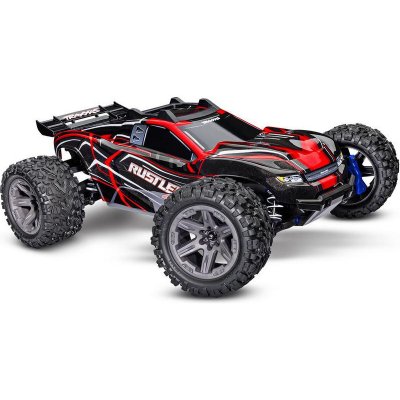 Traxxas Rustler 2BL 4WD RTR červený TRA67164-4-RED 1:10 – Zboží Dáma