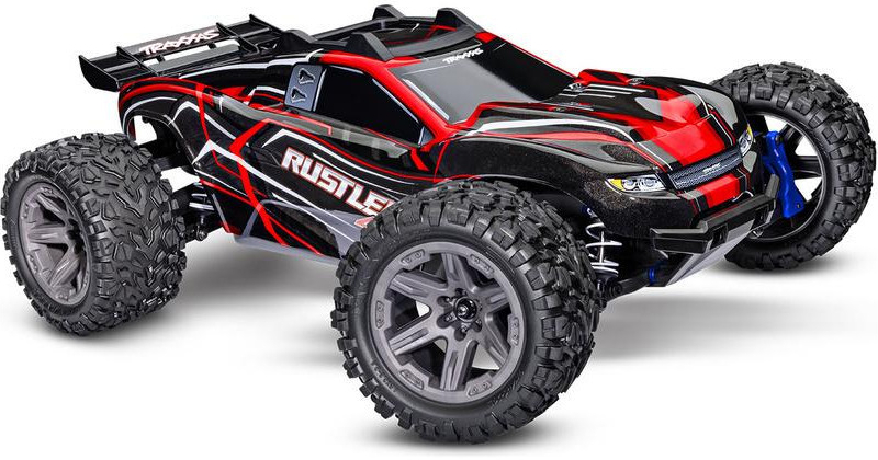 Traxxas Rustler 2BL 4WD RTR červený TRA67164-4-RED 1:10