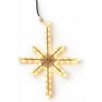 DECOLED LED světelná hvězda polaris závěsná 26 x 45 cm teple bílá – Hledejceny.cz