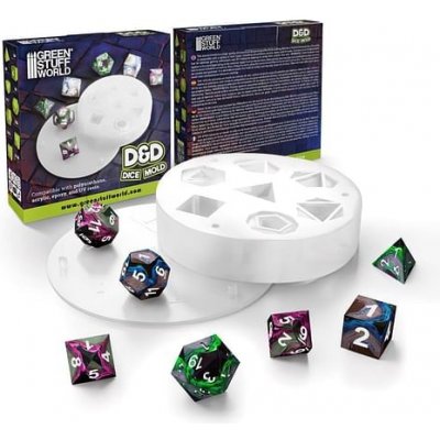 Green Stuff World Silikonová forma na tvorbu RPG kostek – Zboží Živě