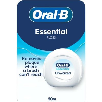 Oral-B Essential nevoskovaná zubní nit 50 m – Hledejceny.cz