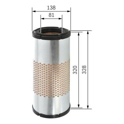 Vzduchový filtr BOSCH F 026 400 317 – Hledejceny.cz
