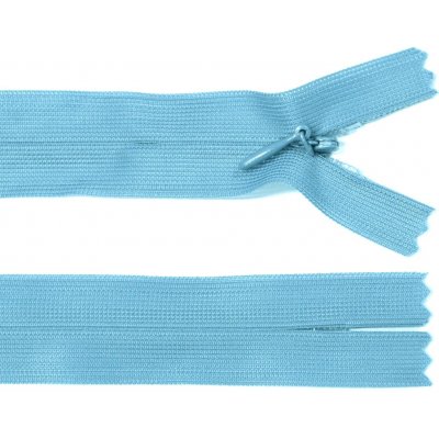 Spirálový zip no.3 skrytý nerozepínací 22cm - více barev color: 590 světle modrá – Hledejceny.cz