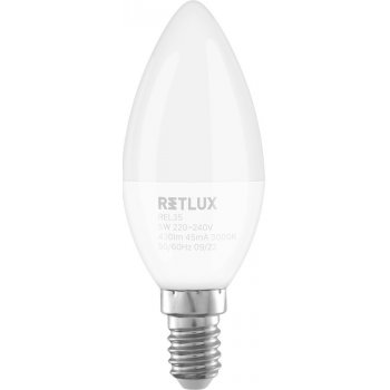 Retlux REL 35 LED C37 4x5W E14 WW