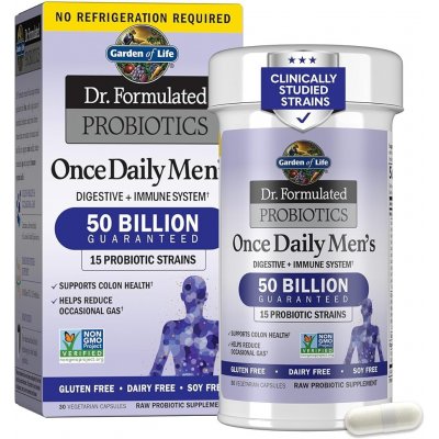 Garden of Life Dr. Formulated probiotika pro muže 30 kapslí – Hledejceny.cz