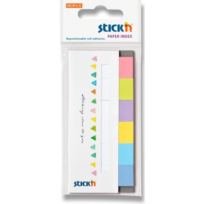 Hopax Stick'n Paper Index - samolepicí papírové záložky - 6 × 30 lístků, Candy – Hledejceny.cz