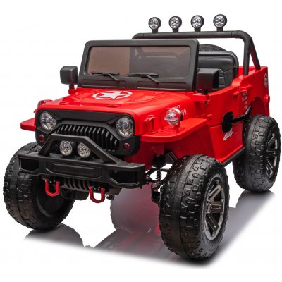 andos Třímístné elektrické autíčko Patriot XXL 4x4 24V/800W červené – Sleviste.cz