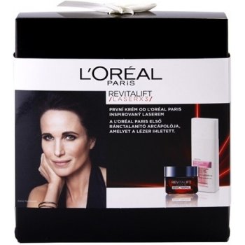 L'Oréal Paris Revitalift Laser X3 Day Cream 50 ml Revitalift Laser X3 Day Cream + 200 ml Sublime Soft Cleansing Milk Proti stárnutí pleti dárková sada