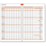 ADK Náhradní vložky do diářů A6 měsíční – Zboží Živě