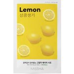 Missha Airy Fit Sheet Mask Lemon plátýnková maska s výtažkem z citronu 19 g – Zboží Mobilmania