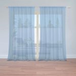 Záclony Modrá 3: 2 ks - 150x250 cm - Sablio – Hledejceny.cz