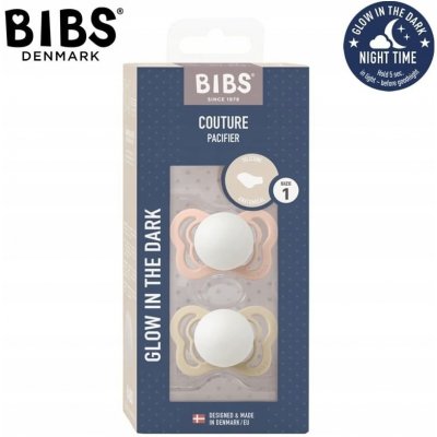 Bibs Couture ortodontický silikon 2ks Noční Blush / Vanilla – Zboží Mobilmania