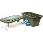 Platinet Skládací kempingový piknikový košík s víkem 2v1 zelená PL0628 – Zboží Mobilmania