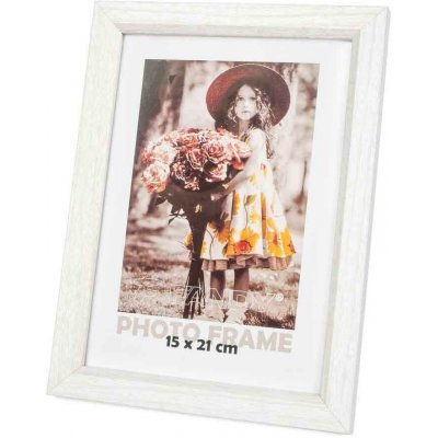 FANDY Dřevěný fotorámečekk Bevel 15x21 1 béžový – Zboží Živě