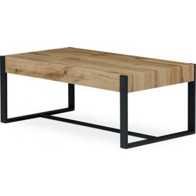 Autronic AHG-251 OAK 110x60x43 cm divoký dub kov černý mat – Hledejceny.cz