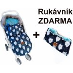 Baby Nellys maxi PREMIUM Winter friends granátový 110x50cm – Hledejceny.cz