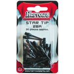 Harrows T92K-CRN STAR TIP 30 ks v blistru - černé – Zboží Dáma