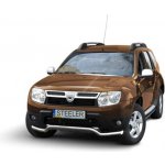 Přední ochranný rám nízký Dacia Duster 2010 - 2018 Leštěný nerez