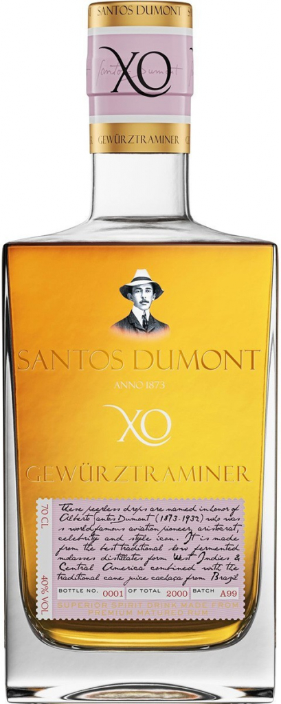 Santos Dumont XO Gewürztraminer 40% 0,7 l (holá láhev)