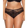 AVA LINGERIE Kalhotky s krajkou ava 2109 černá