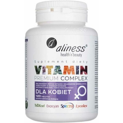 Aliness Vitaminový komplex Premium pro ženy 120 tablet – Hledejceny.cz