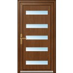 OknaDvereNaMiru.cz Vchodové dveře STYL 6300 zlatý dub 110 x 200 cm – Zboží Mobilmania