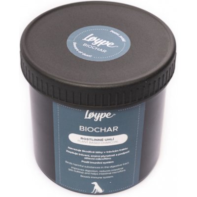 LØYPE Biochar Rostlinné uhlí pro podporu zažívání psů a koček 120 g – Hledejceny.cz
