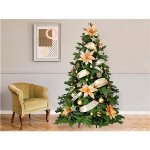 LAALU Vánoční stromek zdobený ZLATÝ TŘPYT II 142 ks ozdob 240 cm – Hledejceny.cz