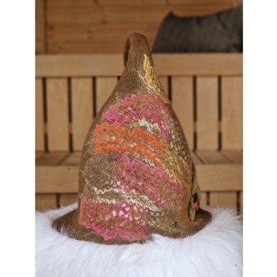 Saunový mág Čepice hnědá – Zboží Dáma