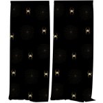 IMPAR Závěsy Spiderweb Gold (Rozměr : 140x250, Materiál: Interlock) – Hledejceny.cz