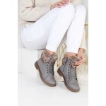 Cathay moda farmářky s kožíškem 3010-2D.G šedé – Sleviste.cz