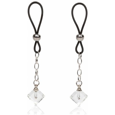 California Exotics Nipple Jewelry Crystal Gem Silver – Zboží Mobilmania