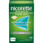 NICORETTE CLASSIC GUM ORM 2MG GUM MND 105