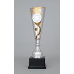 Stříbrno zlatý sportovní pohár 34 39 cm 39 cm – Hledejceny.cz