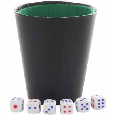 Teddies Hrací kostky s kelímkem – Sleviste.cz