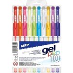 MFP 6000799 gelové pero set GLITTER 10 ks GG1068-10 – Zboží Živě