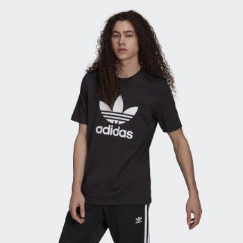 adidas TREFOIL T shirt černá