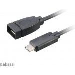 Akasa AK-CBUB30-15BK USB 3.1 C M - A F, 15cm