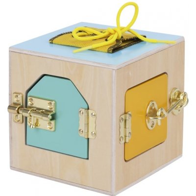 Montessori eliNeli activity kostka se zámky – Zboží Dáma
