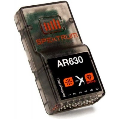 Spektrum přijímač AR630 6CH AS3X/SAFE – Zboží Mobilmania