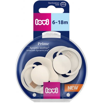 Lovi dudlík silikon dynamický Prime 2ks Coconut/Ivory – Sleviste.cz