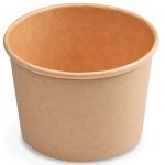 miska papírová kulatá 350ml. , ø115mm, S , Kraft – Zboží Dáma