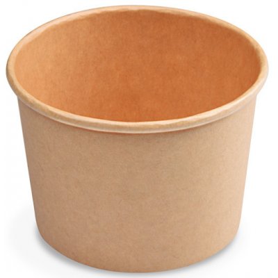 miska papírová kulatá 350ml. , ø115mm, S , Kraft – Zboží Dáma