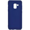 Pouzdro a kryt na mobilní telefon Pouzdro JustKing silikonové Samsung Galaxy A8 2018 - tmavěmodré