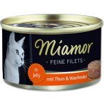 Miamor Feine Filets tuňák & křepelčí vejce 100 g – Hledejceny.cz